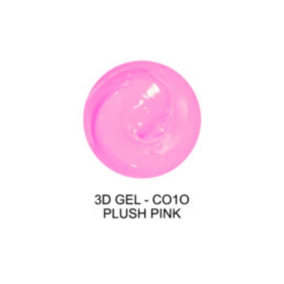 🏷3/$15🏷 CHRISTRIO 3D Professional Nail Art Gel-Resin~ Plush Pink - Picture 3 of 3